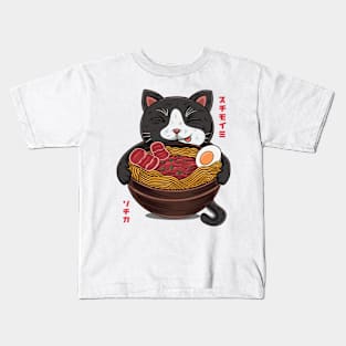 Ramen Cat Kids T-Shirt